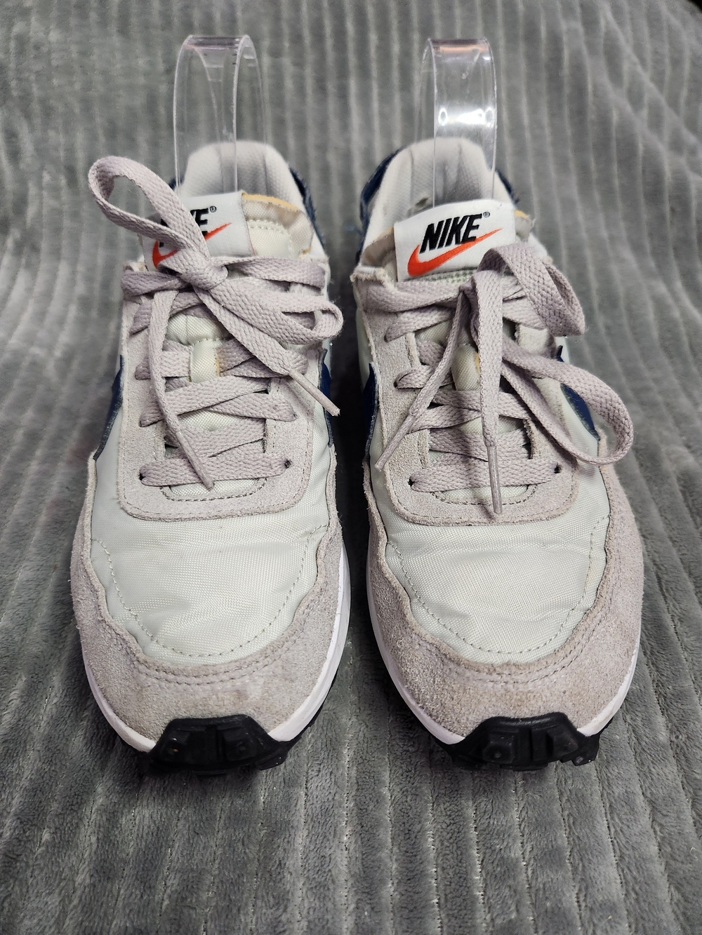 Nike Waffle Debut Size 6.5 Womens Lt. Silver Valerian Blue Shoes - Picture 3 of 13